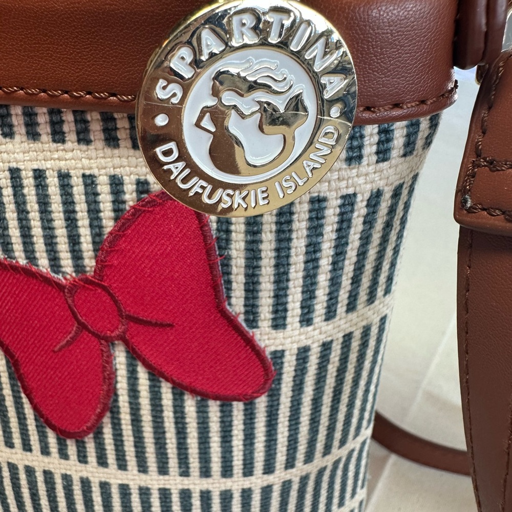 Spartina 449 Brown and Red Crossbody Bag. Price is firm
